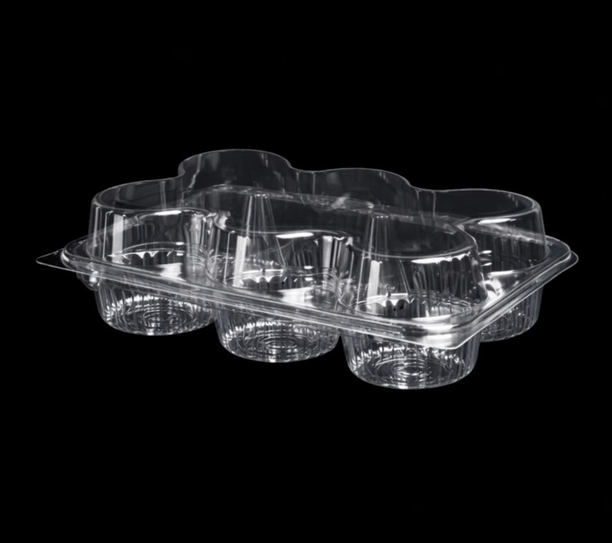 566 Hinged Lid Muffin Container 